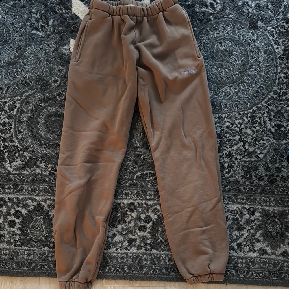 Madhappy Brown Sweatpants Relaxed Fit Joggers